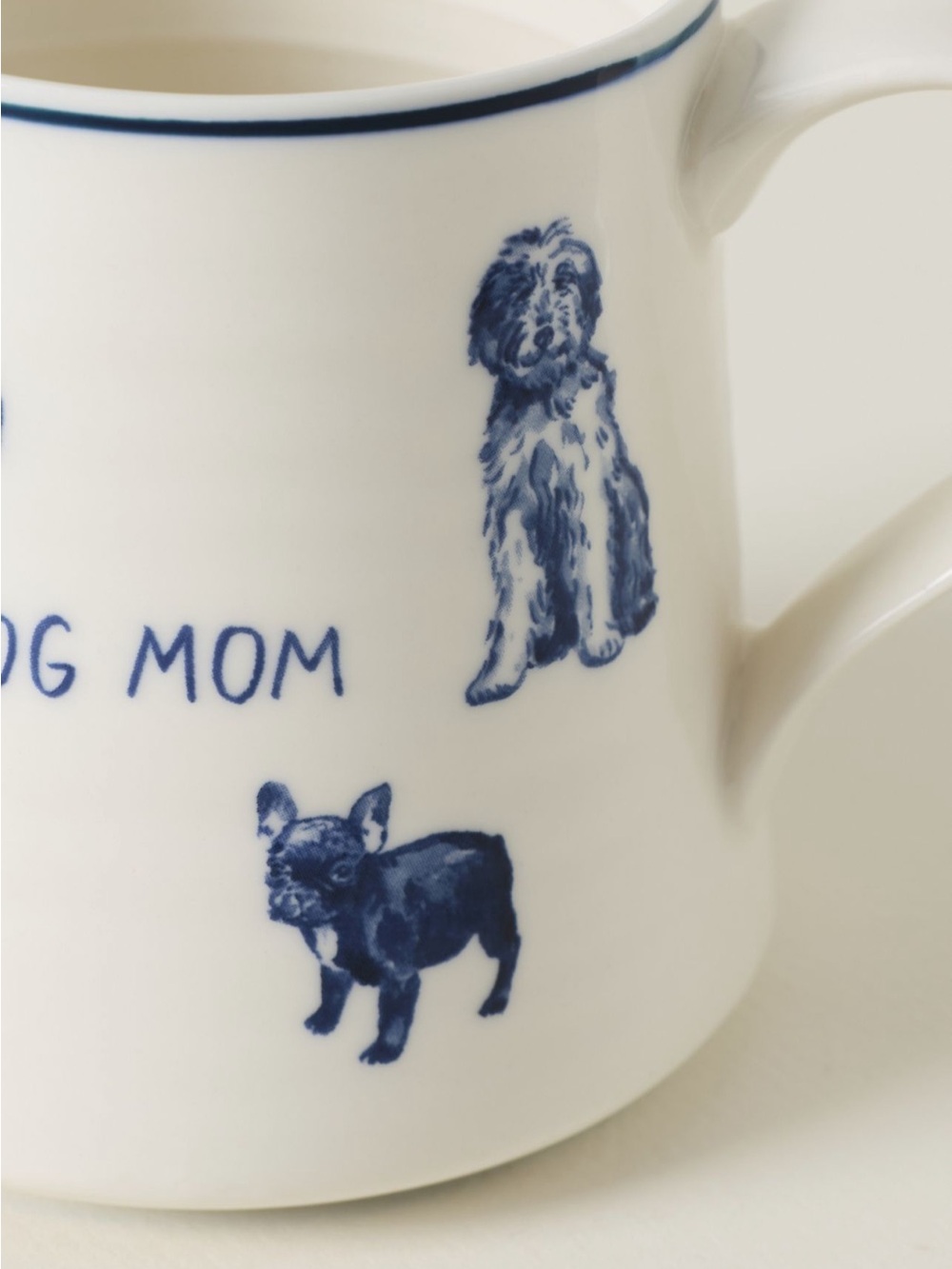 NIB Anthropologie Molly Hatch Stoneware Dog Mom Mug - Picture 4 of 4